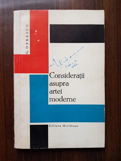 George Oprescu – Consideratii asupra artei moderne