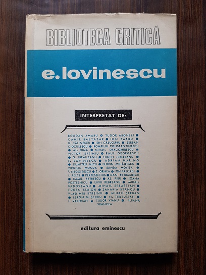 Florin Mihailescu - Eugen Lovinescu