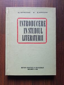 Alexandru Bistritianu - Introducere in studiul literaturii
