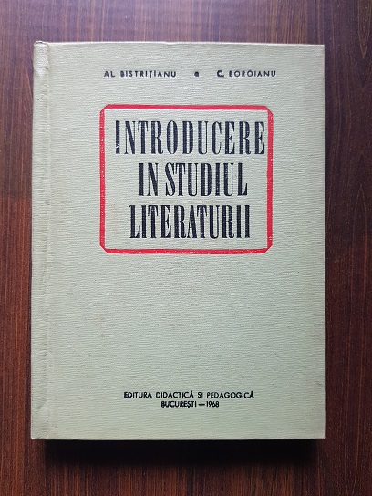 Alexandru Bistritianu – Introducere in studiul literaturii