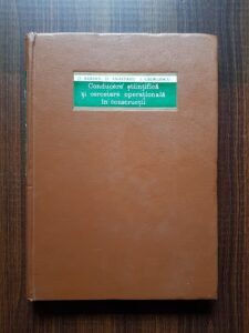 O. Barsan - Conducere stiintifica si cercetare operationala in constructii