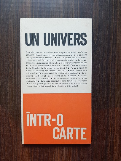 Un univers intr-o carte volumul 1