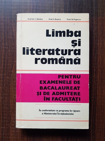 Constanta Barboi - Limba si literatura romana