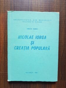 Dinuta Marin - Nicolae Iorga si creatia populara