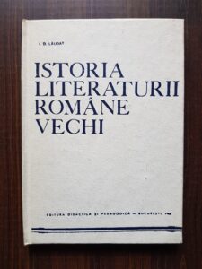I. D. Laudat - Istoria literaturii romane vechi