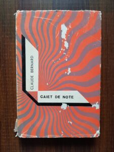 Claude Bernard - Caiet de note