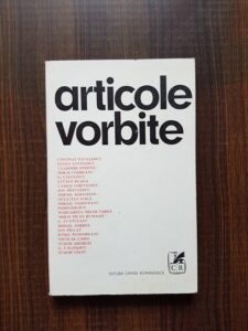 Cincinat Pavelescu, Eugen Lovinescu - Articole vorbite. Conferinte radiofonice