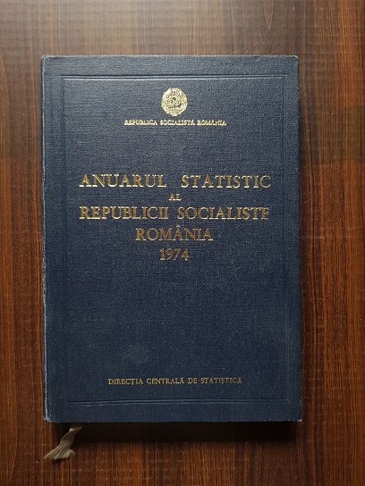 Anuarul statistic al Republicii Socialiste Romania 1974