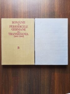 Iosif Pervain - Romanii in periodicele germane din Transilvania 1778-1860 2 vol