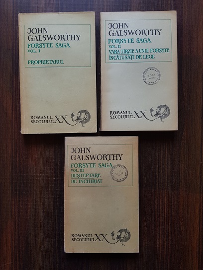 John Galsworthy – Forsyte Saga 3 volume