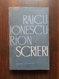 Raicu Ionescu Rion - Scrieri