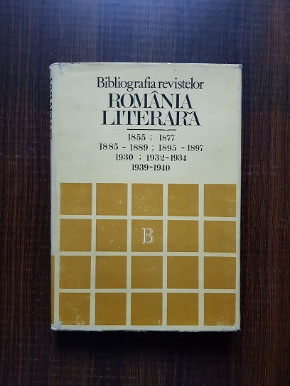 C. Ciuchindel – Bibliografia revistelor Romania Literara