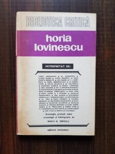 Radu G. Teposu - Horia Lovinescu