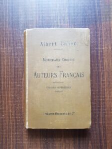 Albert Cahen - Morceaux choisis des Auteurs Francais