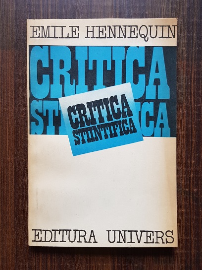 Emile Hennequin – Critica stiintifica