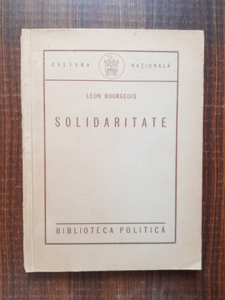Leon Bourgeois - Solidaritate