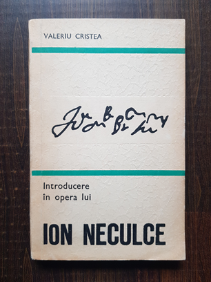 Valeriu Cristea – Introducere in opera lui Ion Neculce