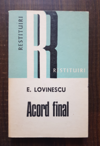 Eugen Lovinescu - Acord final