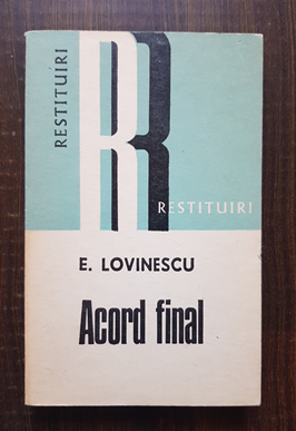 Eugen Lovinescu – Acord final