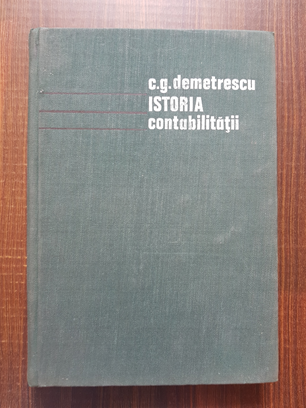 Constantin G. Demetrescu – Istoria contabilitatii