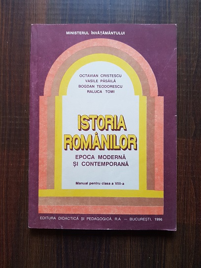 Octavian Cristescu – Istoria romanilor, epoca moderna si contemporana