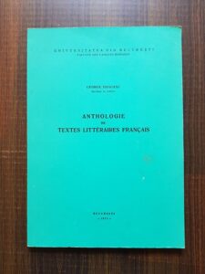 George Hanganu - Anthologie de textes litteraires francais