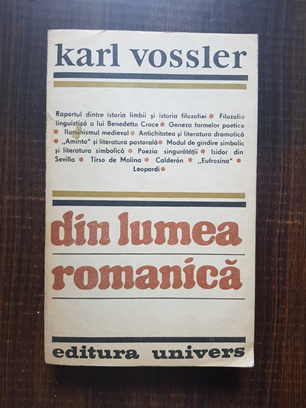 Karl Vossler – Din lumea romanica