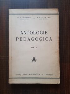 G. G. Antonescu - Antologie Pedagogica Volumul 2