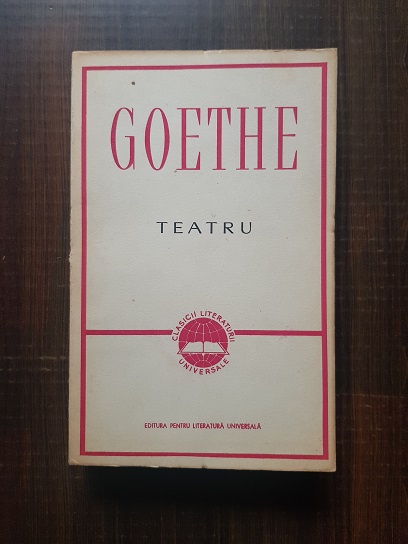 Johann Wolfgang Goethe – Teatru