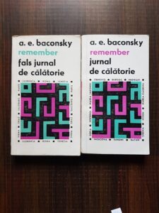 A. E. Baconsky - Remember. Jurnal de calatorie / Fals jurnal de calatorie 2 volume