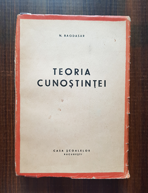 Nicolae Bagdasar – Teoria cunostintei