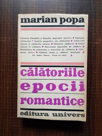 Marian Popa – Calatoriile epocii romantice