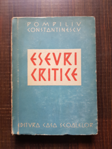 Pompiliu Constantinescu - Eseuri critice