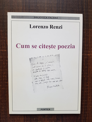 Lorenzo Renzi - Cum se citeste poezia