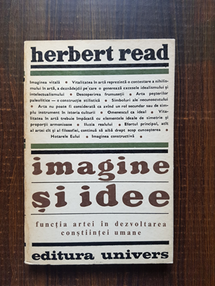 Herbert Read – Imagine si idee