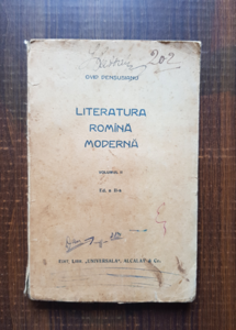 Ovid Densusianu - Literatura romana moderna volumul 2