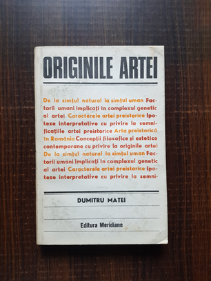 Dumitru Matei – Originile artei