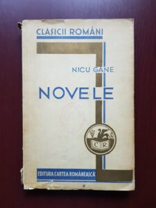 Nicu Gane - Novele (1933, prima editie)