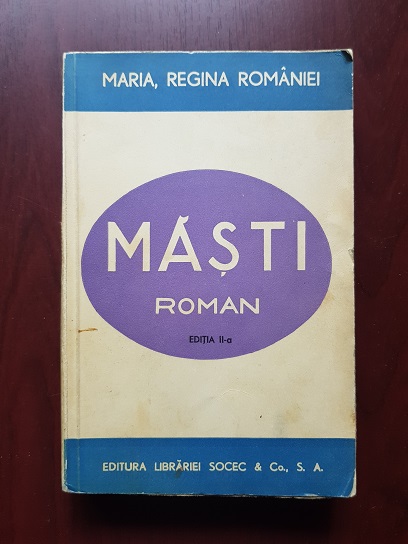 Maria Regina Romaniei - Masti (1938)
