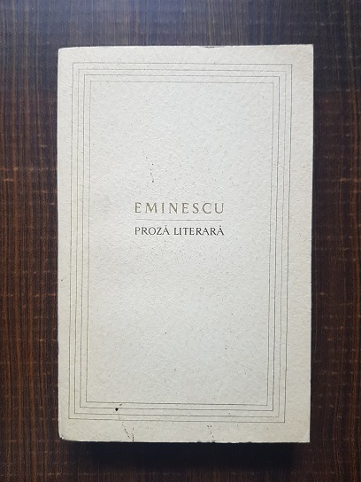 Mihai Eminescu – Proza literara