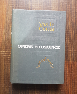 Vasile Conta – Opere filozofice