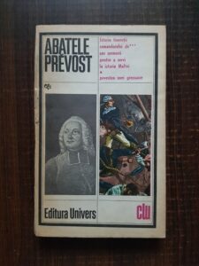 Abatele Prevost - Istoria tineretii comandorului sau memorii pentru a servi la istoria Maltei. Povestea unei grecoaice
