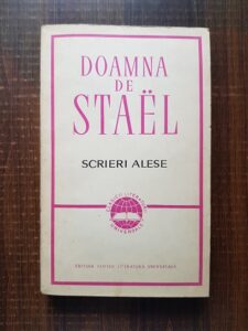 Doamna de Stael - Scrieri alese