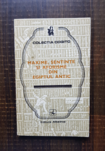 Maxime, sentinte si aforisme din Egiptul antic