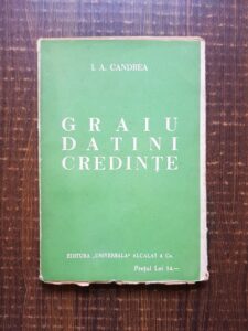 I. A. Candrea - Graiu, datini, credinte