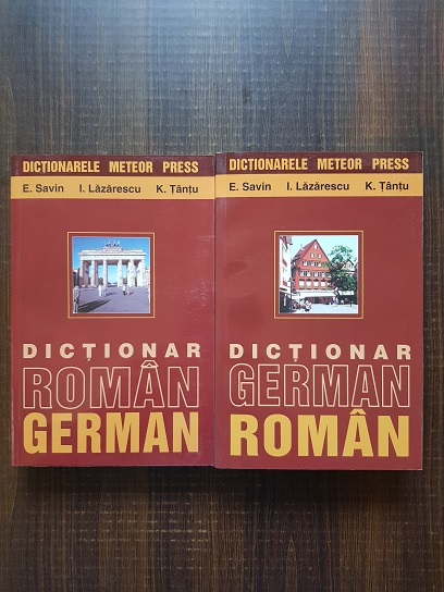 E. Savin – Dictionar roman-german 2 volume