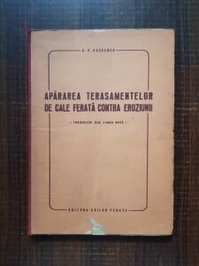 B. V. Pascenco - Apararea terasamentelor de cale ferata contra eroziunii