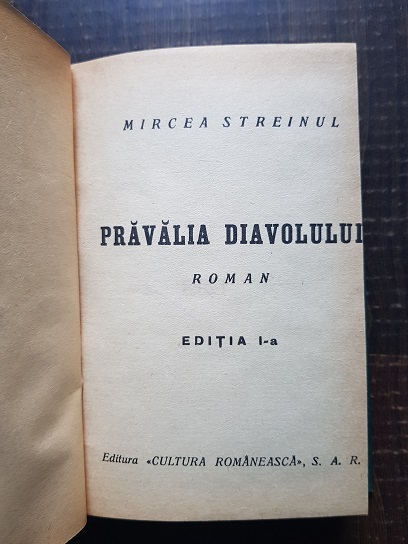 Mircea Streinul - Pravalia diavolului volumul 1 (1942) - imagine 3