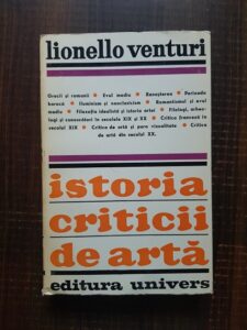Lionello Venturi - Istoria criticii de arta