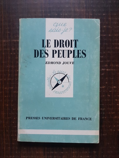 Edmond Jouve – Le droit des peuples